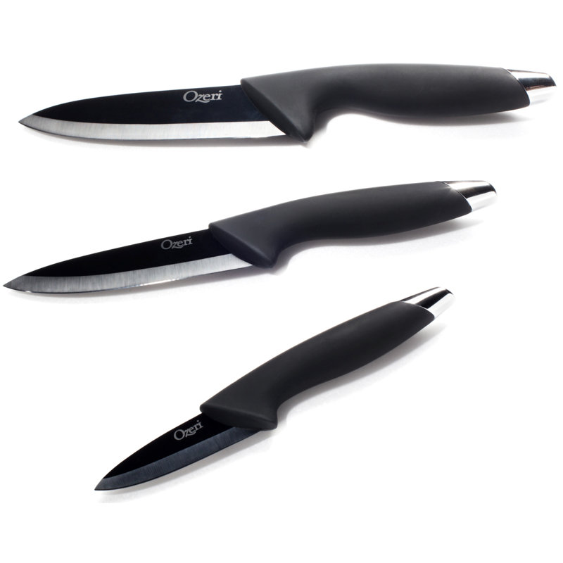 Ensemble de couteaux en céramique noire Ozeri Elite Chef 6 pièces