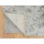 Tapis gris en laine et en soie noué à la main 5 pi 1 po x 7 pi 00D83F76DAD34C93A5A675A979C0ADF3