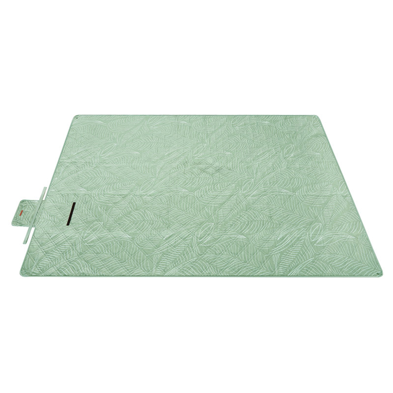 200x200cm Polyester Picnic Blanket, Green