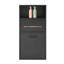 Armoire de rangement encastrée à 3 niveaux en acier inoxydable-524218230