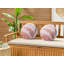 CAMPEI Indoor / Outdoor Abstract Pink Circular Throw Cushion