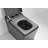 Smart Toilet With Bidet Function, Tankless, Auto Flush, Heated Seat, Warm Wash/Dryer, Self-Clean Nozzle, Remote, Gray-120209641