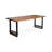 Walnut,Black Rectangular Solid Wood Writing desk-306449519