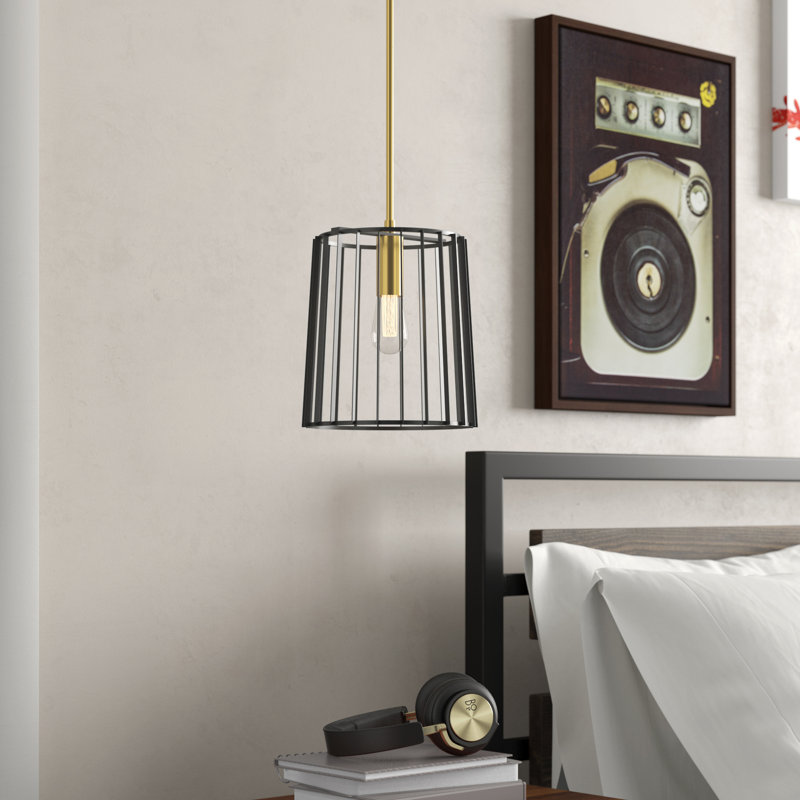 Faison 1 - Light Black/Gold Pendant