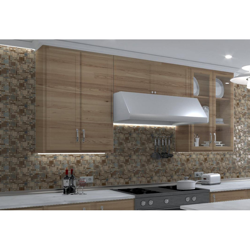 Wright-Artech 12" Glass & Slate Mosaic Kitchen Backsplash, Bathroom, Shower, Pool, Wall and Floor Tile, Mison