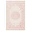 Tapis rose / blanc Jaipur Living Malo Medallion (7 pi 6 po x 9 pi 6 po)-967860519