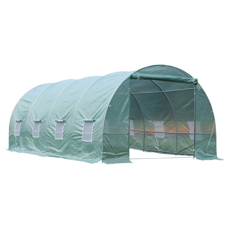 9.75 W x 19.75" D Greenhouse, Green