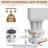 Adjustable Refrigerator Stand with Round Tube Frame, Elevated Appliance Base with Protective Pads