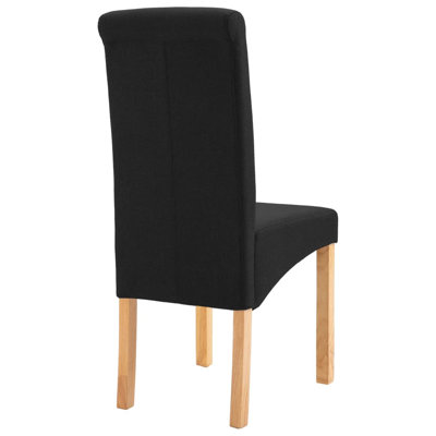 Dining Chairs Accent Upholstered Side Chair with Wood Frame Fabric