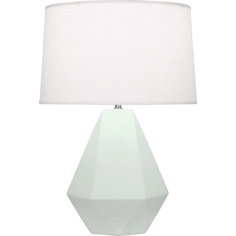 Delta Table Lamp, Matte Celadon
