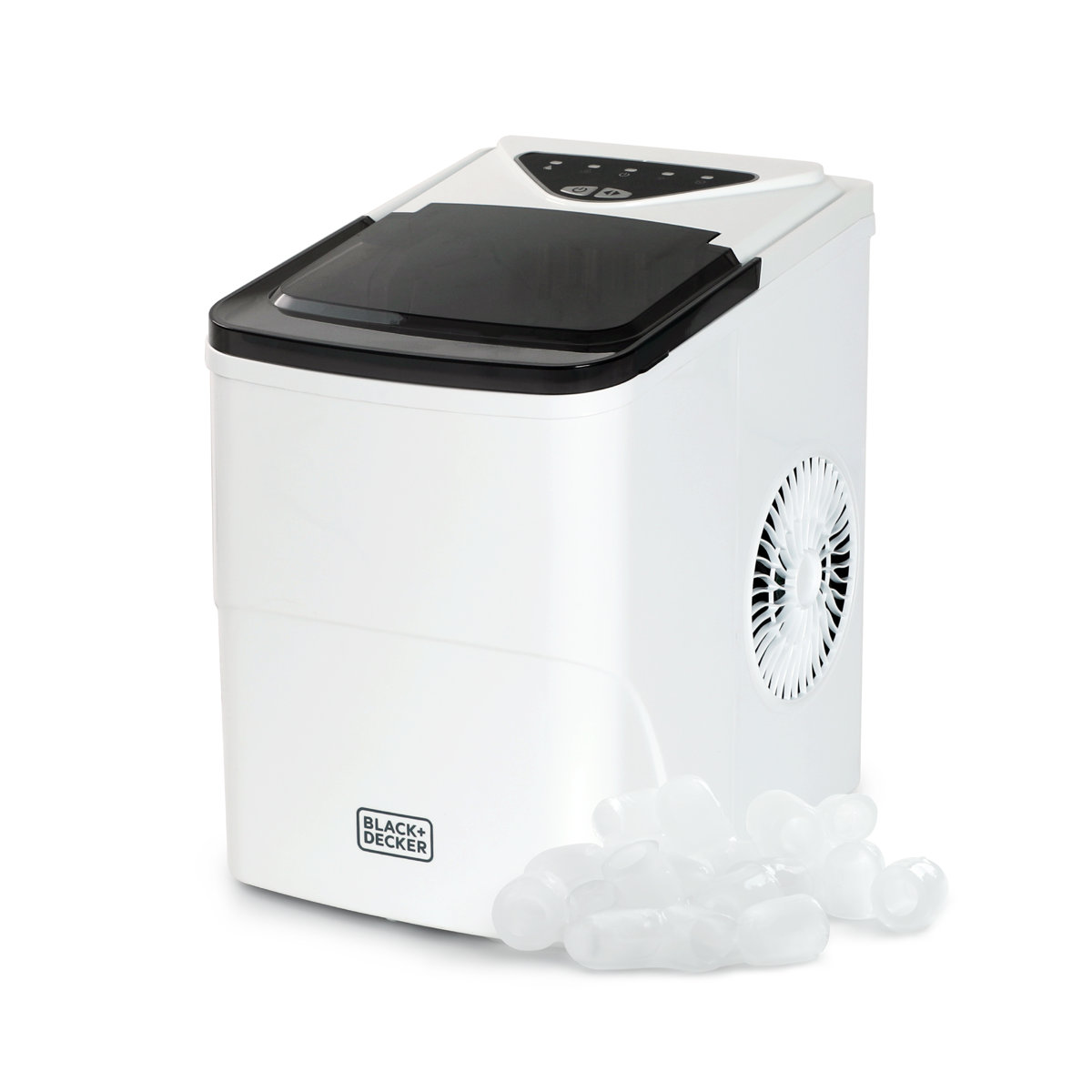 Black & Decker 26 lbs Capacity Ice Maker - White | Fridge.com