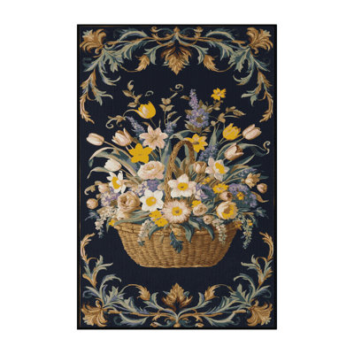 Tapis gris français lavable à la machine
