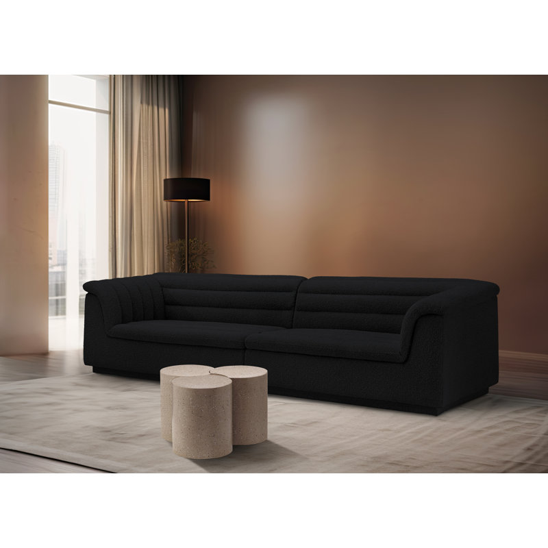 Ensemble de 3 tables de groupage Hylie, Taupe, H 18 po x L 30 po x l 30 po