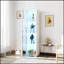 Élégante armoire latérale avec lampe à bande en aluminium pour une meilleure visibilité et un rangement parfait pour les maisons modernes.