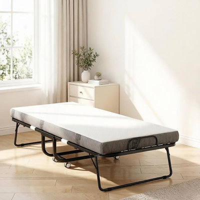Compact Foldable Bed, Portable Rollaway Folding Bed, Modern Portable Sleeping Unit