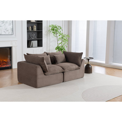Canapé modulaire surdimensionné à large largeur Canapé modulaire True Relax Comfy