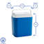 Harbour Housewares 18L Ice Chest in Blue