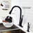 Oil - Rubbed Bronze Pull Out Faucet For Kitchen, Sleek And Functional Design, To Rust, Single Handle Water Flow, 360 Degree Swivel High Arc Spout, Dual Spray Modes, Easy Installation Kitchen Faucet,-59631201