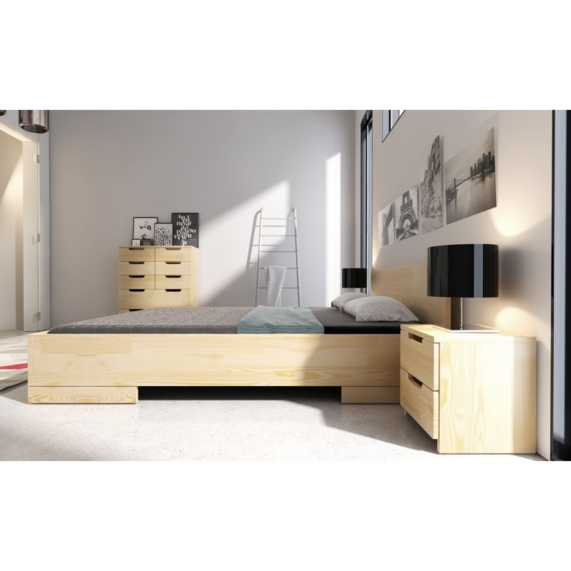 Ventura 40cm W Solid Wood Bedside Table