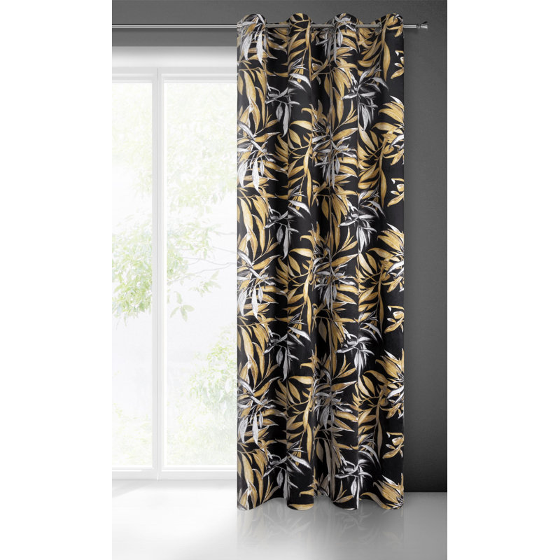 Abdinasir Blackout Curtain, 140 W x 250 D cm, Beige