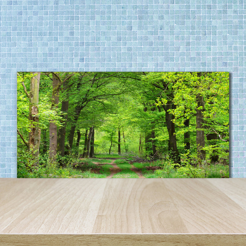 50cm W x 100cm L Glass Peel and Stick Panel
