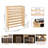 72 Bottle Stackable Modular Wine Rack Bamboo Wood Display Shelf 8-Tier