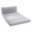 Canapé-lit de fauteuil à billes pliable avec rembourrage en mousse haute densité, capacité de poids de 528 lb, aucun assemblage requis, gris clair-130452177