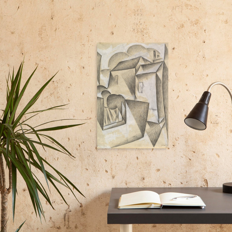 Maisons à Paris, place Ravignan, 1911 - Affiche d'architecture contemporaine, 24" H x 16" W