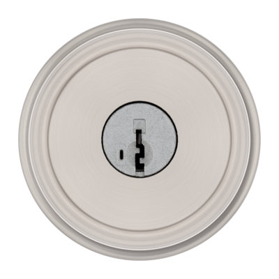Sora Keyed Entry Knob w/ Round Rose featuring SmartKey Security in 