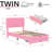 Set Of 2 Twin Size Storage Beds Frame With Adjustable Velvet Upholstered Headboards And Under-Bed Storage Drawers Wood Platform Bed-1528178767
