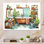 «Natural Bathroom Decor XX» - Impression sur métal pour salle de bain