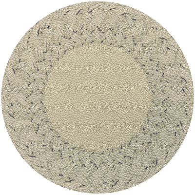 Napperon en cuir Raffia