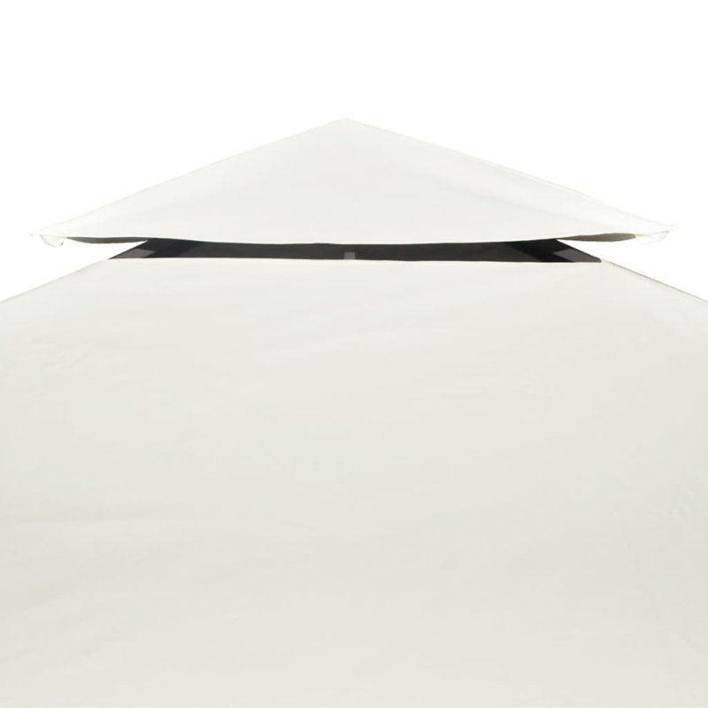 Moriah Green Fabric Replacement Canopy for Gazebo, White