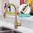 3-Function Pull Down Kitchen Faucet Spray Head Replacement with 9-Adapter Kit-100030892