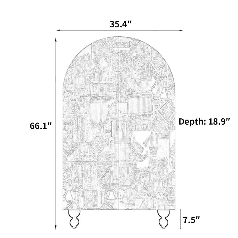Garde-robe de rangement rétro pour chambre double