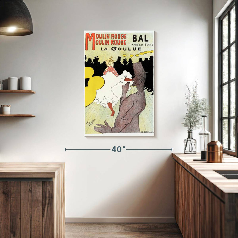 Aime Moulin Rouge, La Goulue, 1898, H 39 po x l 26 po
