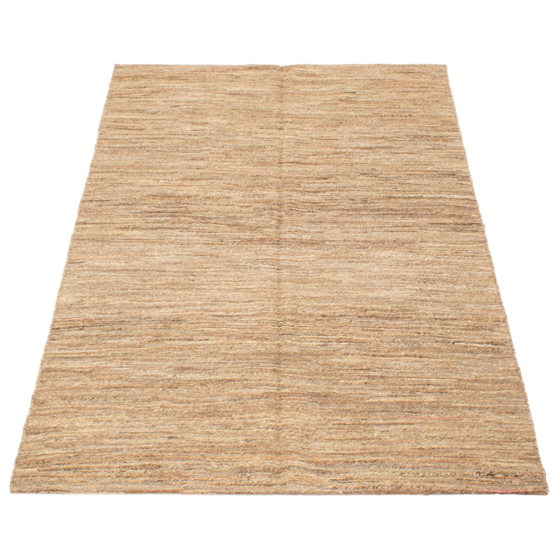 Tapisserie kaki naturel kilim 4 pi 7 po x 7 pi 1 po