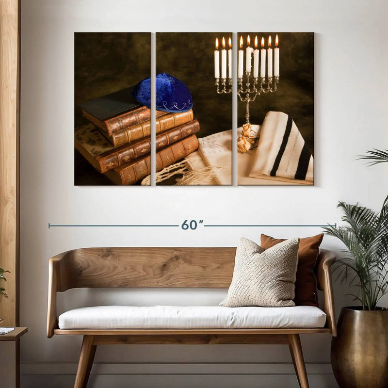 Adella Jewish Items, 32" H x 50" W