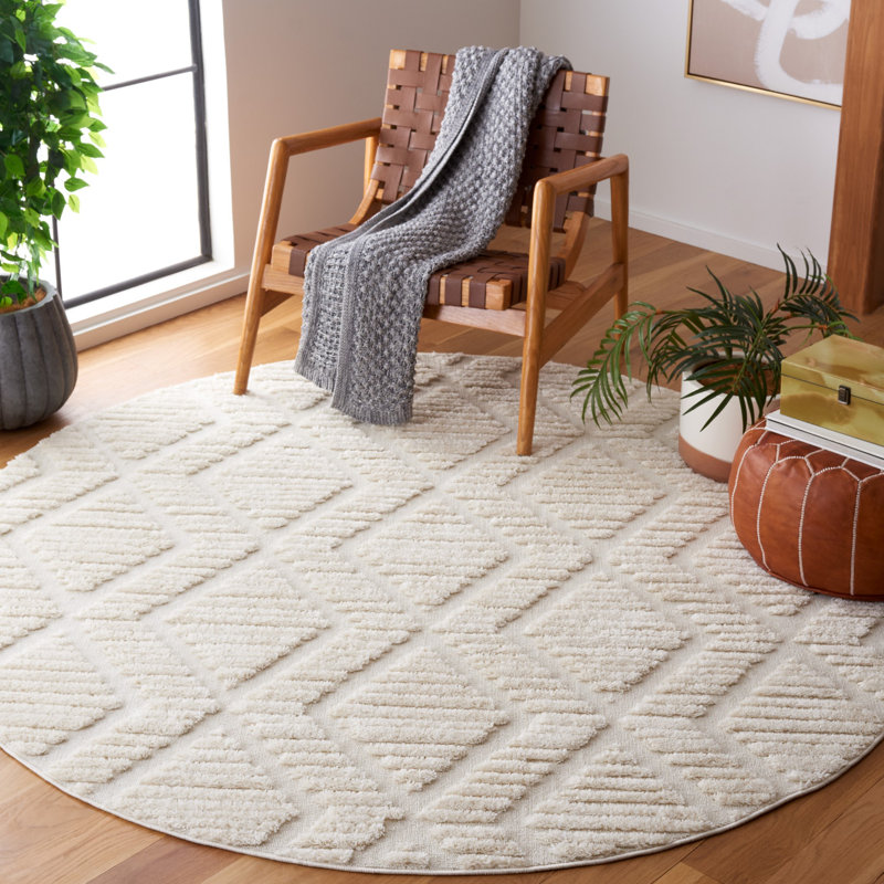 Urban Performance Geometric Rug, Round 6'7"