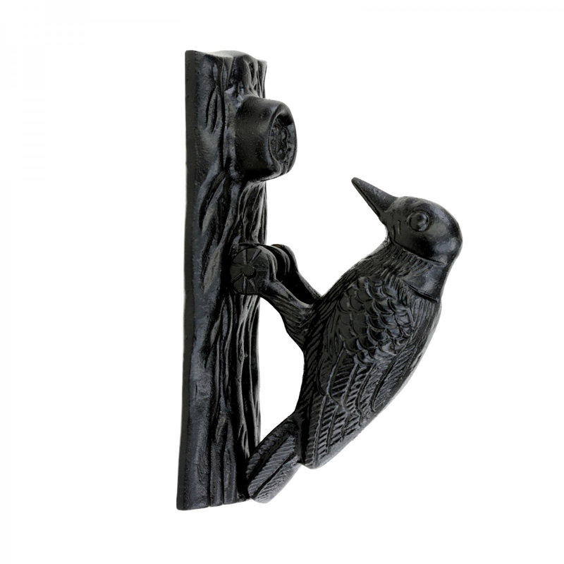 Cast Iron Woodpecker Rustproof Door Knocker
