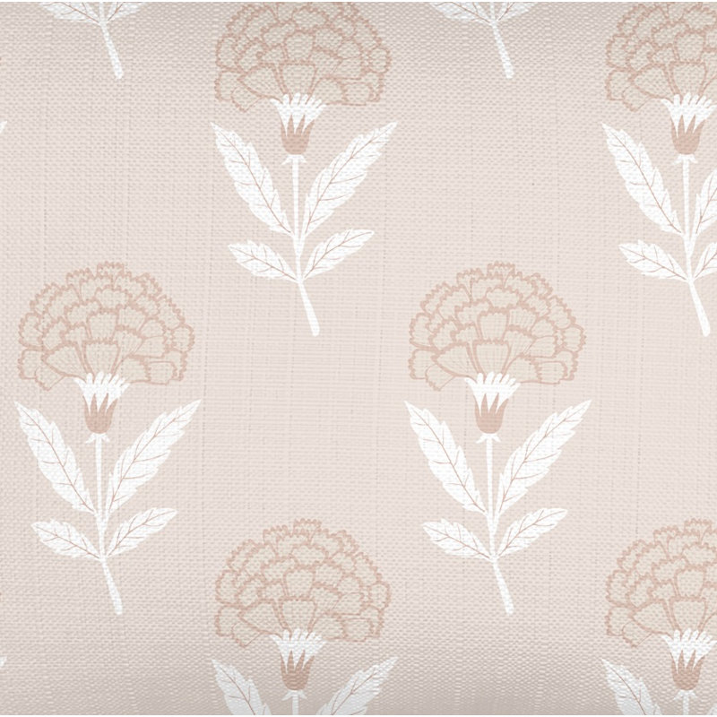Printed Pillows Linen Pillow Cover, Beige, Rectangle 28" H x 36" W, Polyester