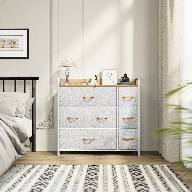 Elisheba 80cm W 7 - Drawer Chest of Drawers