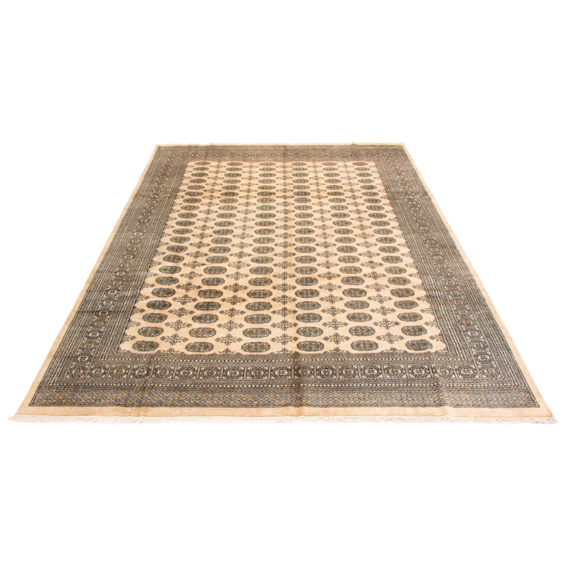 Finest Peshawar Bokhara Beige Rug 9'0" x 12'2"