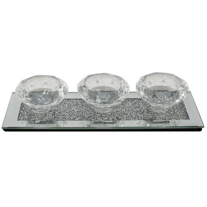 Glass Tabletop Tealight Holder