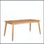Table de salle à manger élégante et durable avec structure en bois d'acacia, parfaite pour le patio et le jardin