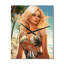 Horloge murale surdimensionnée «Blonde Beauty Walking By The Shoreline II»-99636030