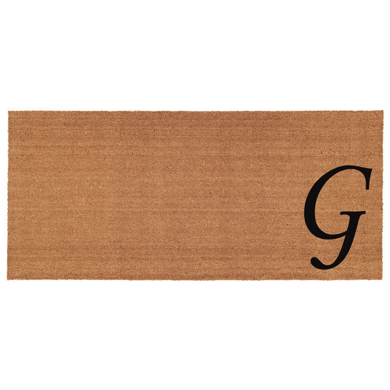 Zebrowski Non-Slip Doormat, G, Rectangle 2' x 4'