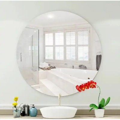 Glass Round Wall Mirror