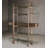 Rinaldi - Mid-century Modern Grey Ash + Glass Bookshelf