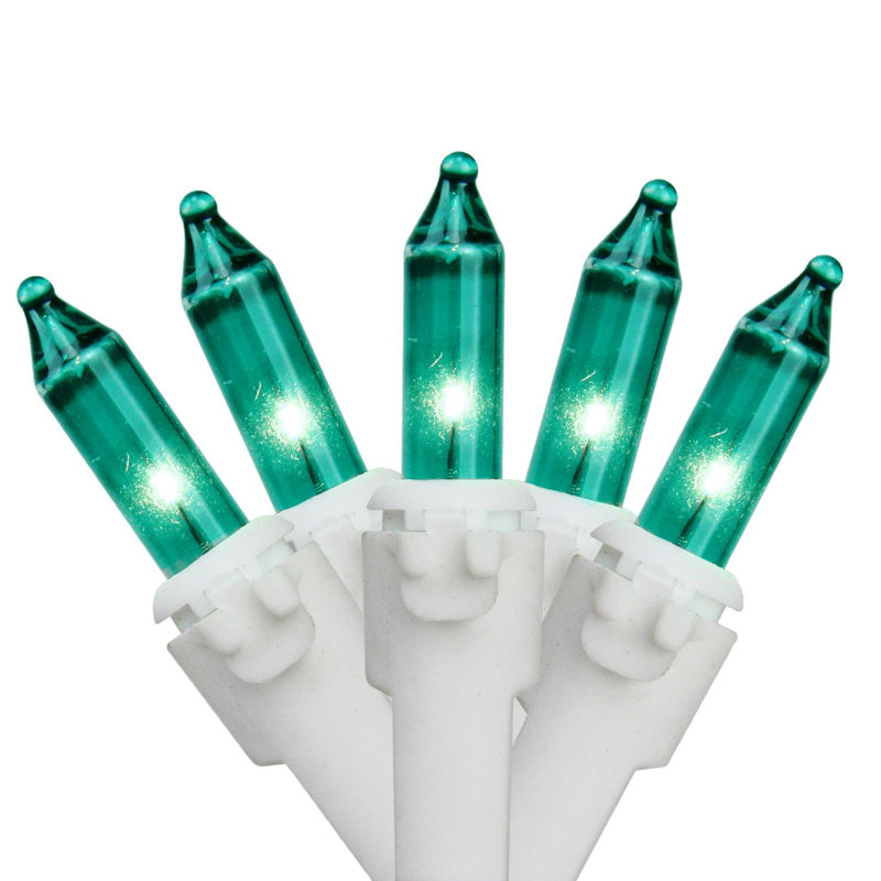 Ensemble de mini lumières de Noël 100 fils 100 fils, Sarcelle / Vert